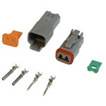 Connector - MSD Ignition Deutsch,2-Pin Connector Assembly