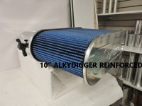 10" Bird- Alkydigger Billet Air Filter Assembly - 10" Enderle BIRDCATCHER   * REINFORCED