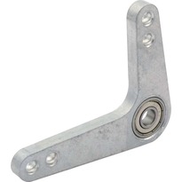 Bell Crank - Bell Crank, 1/4 in Center Hole, Aluminum, Natural, Throttle Linkages
