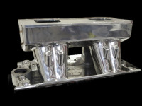 7070 ALKYDIGGER SB CHEVY STD DECK 23  Degree  SATIN Tunnel Ram Custom HIGH FLOW