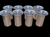 Engler BILLET RAM TUBES   6"  With  2 11/16"  ID ( OD  IS  2-13/16 " )    ID IS SIZE OF BUTTERFLIES