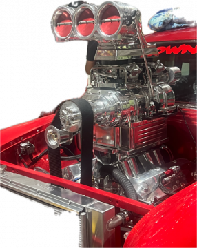 HATCARB Setup BAU3-Dual-4150  Carb Setup -4-3/8" BAU3- 10-3/4" Overall Tall  NO RETURN