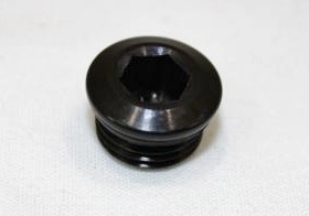 Enderle Plug 10AN Aluminum Hex Head  HARD ANODIZED  ORB