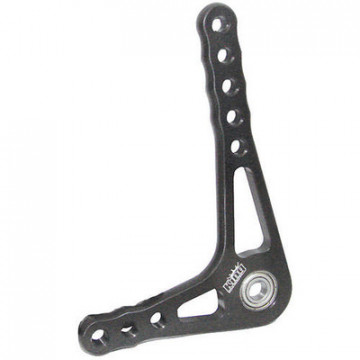 Bell Crank - 1/4 in Center Hole, Aluminum, Black Anodized King Racing Products