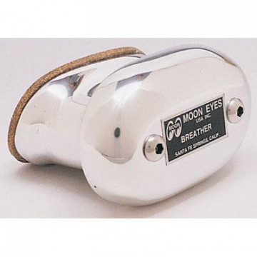 MP1700-LB  MOON EYES LO BOY  BREATHERS   POLISHED ALUMINUM  MOON EQUIPPED !   3-1/4" TALL