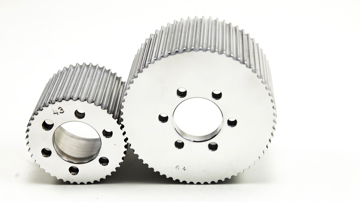 8MM POLISHED & BLACK TBS  8MM HTD BLOWER PULLEYS FITS ALL KNOWN BLOWERS