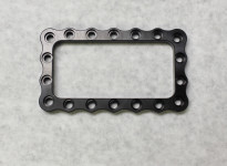 MINI BURST PANEL FRAME   4-1/2" x 2-5/16" 18 holes with Bolts