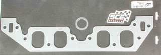 SCE-118104  Fel Pro Intake Manifold Gaskets Big Chief Big Duke SPREAD BORE CHEVY  SEMI OVAL