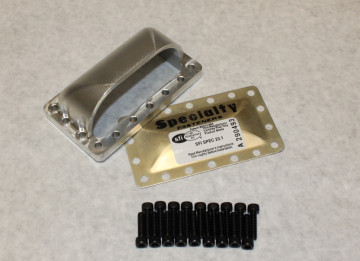 Burst Panel - Small Burst Panel Deflector Shield with Panel and Hdw 4-1/4" x 2-5/16"