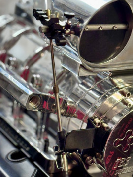 Throttle Cable Bracket for a Bugcatcher or Birdcatcher on a Blower