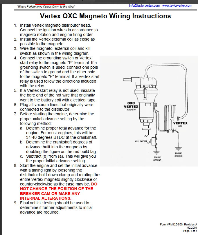 How to Ground / Kill a Vertex or SuperMag Magneto w External Coil