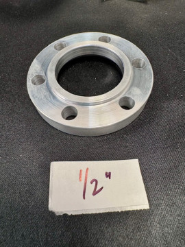 WE-4253 1/2" (.500") WEIAND Drive Pulley Spacer With " M-F Register  WEIAND SPACERS 2.250 REGISTER