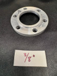WE-4254 3/8" (.375") WEIAND Drive Pulley Spacer With " M-F Register  WEIAND SPACERS 2.250 REGISTER