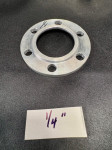 WE-4255 1/4" (.250") WEIAND Drive Pulley Spacer With " M-F Register WEIAND SPACERS 2.250 REGISTER