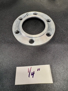 WE-4255 1/4" (.250") WEIAND Drive Pulley Spacer With " M-F Register WEIAND SPACERS 2.250 REGISTER