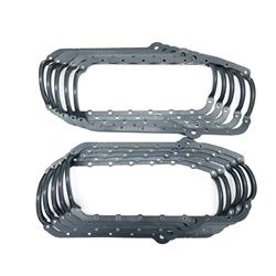 SCE-211090-10   10-PACK SBC 75-85 RH -LH DIPSTICK MOLDED 1PC OIL PAN GASKET ENG. W   2PC REAR SEAL