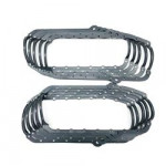 SCE-211090-10   10-PACK SBC 75-85 RH -LH DIPSTICK MOLDED 1PC OIL PAN GASKET ENG. W   2PC REAR SEAL