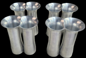 Engler BILLET Ram Tubes 6 "  With 2-3/16" Restrictors Built In - CUSTOM SIZES ALSO